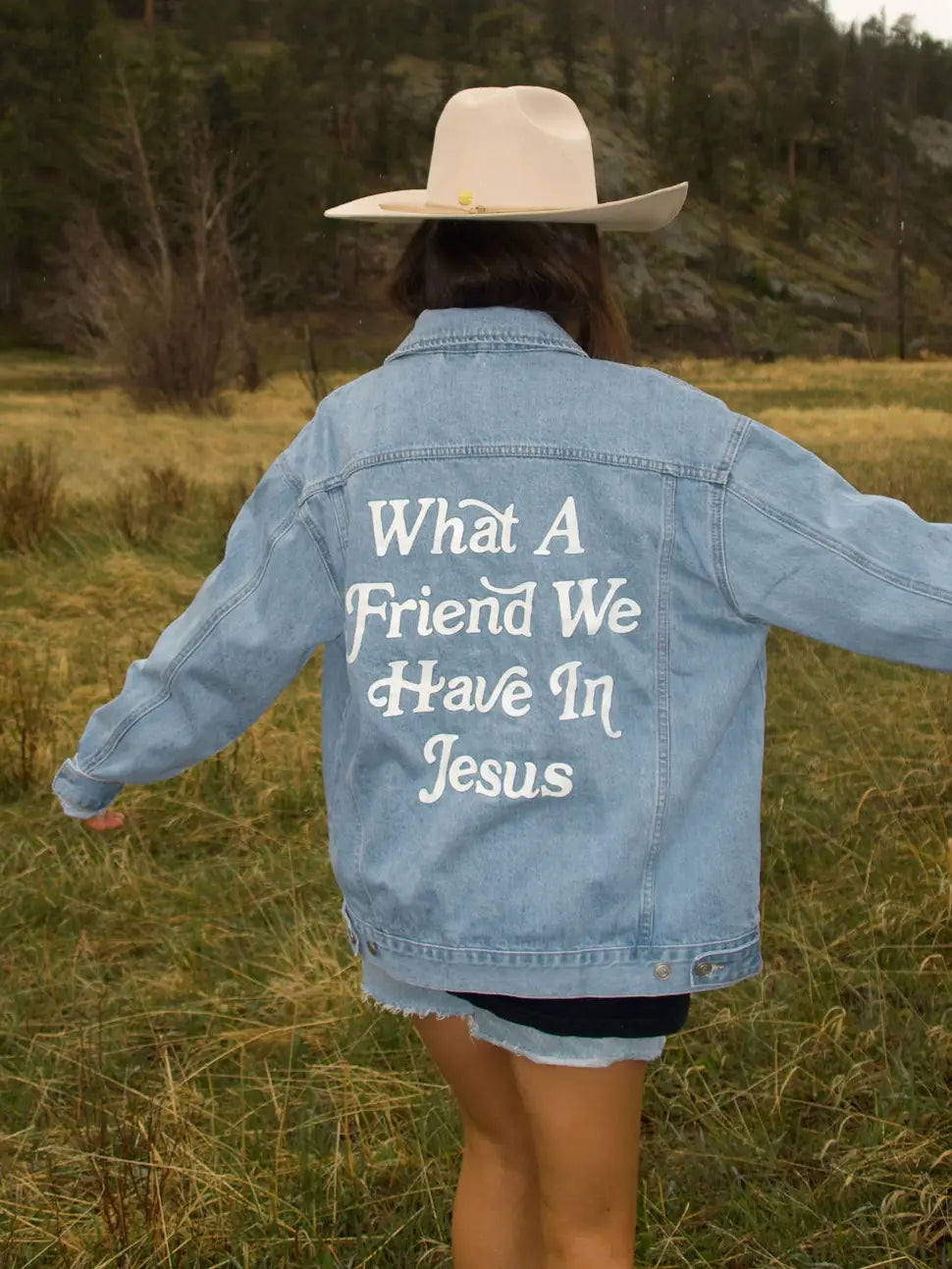 What a Friend We Have in Jesus Denim Jacket
