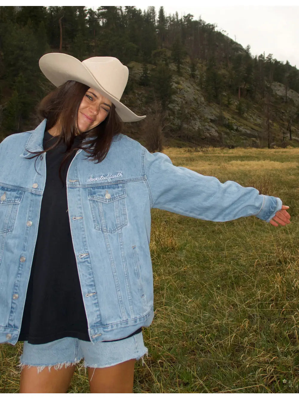 What a Friend We Have in Jesus Denim Jacket