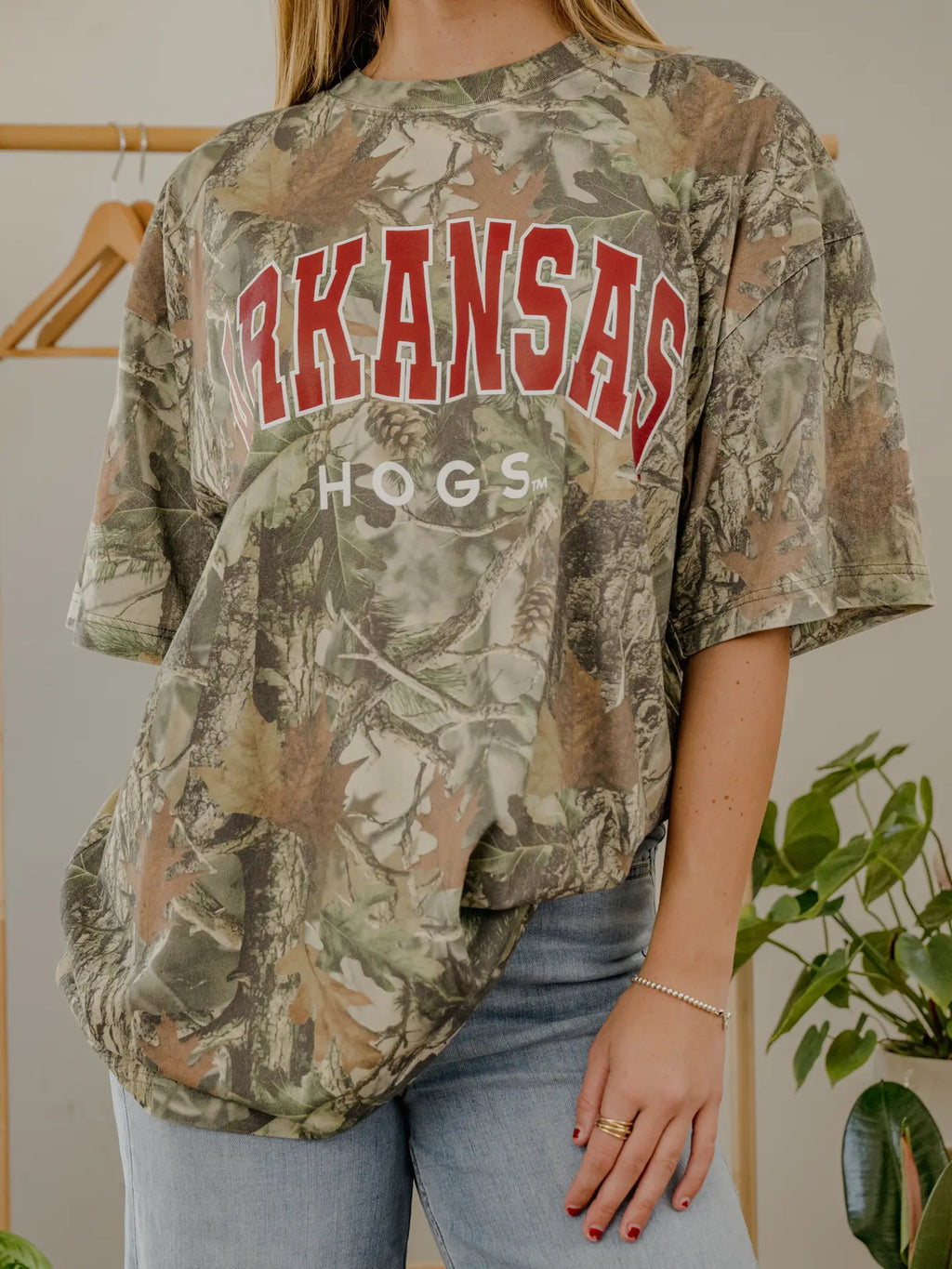 Razorbacks Camo Filled Gault Tee