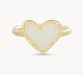 Ari Heart Band Ring