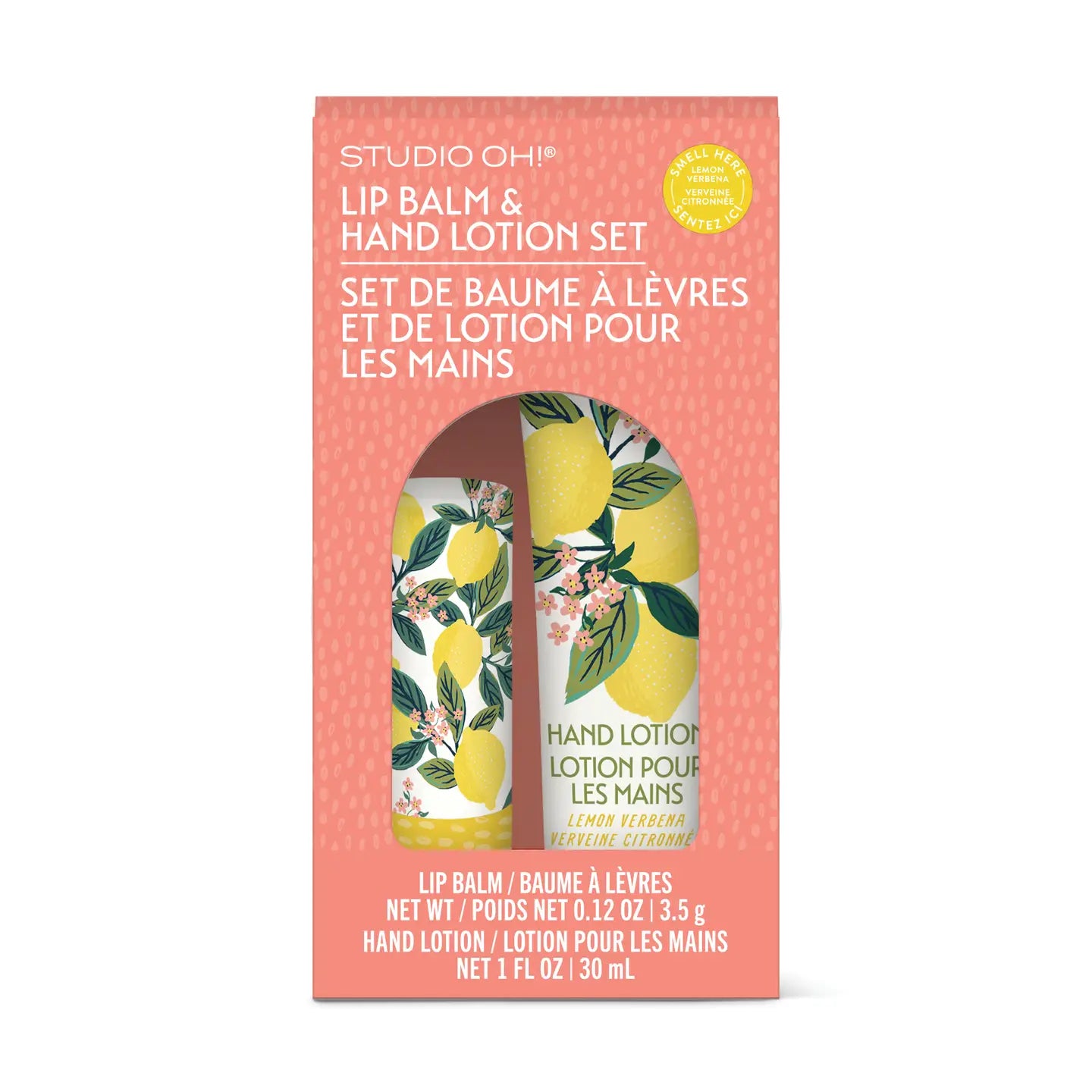 Lemon Tree Lip and Hand Cream Set