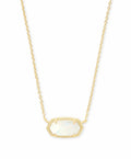 Elisa Necklace Gold Wh Opal 421771417