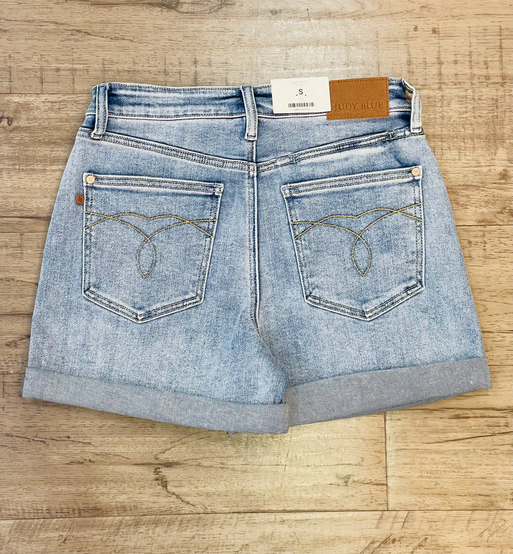 Highwaist Slim Short by Judy Blue
