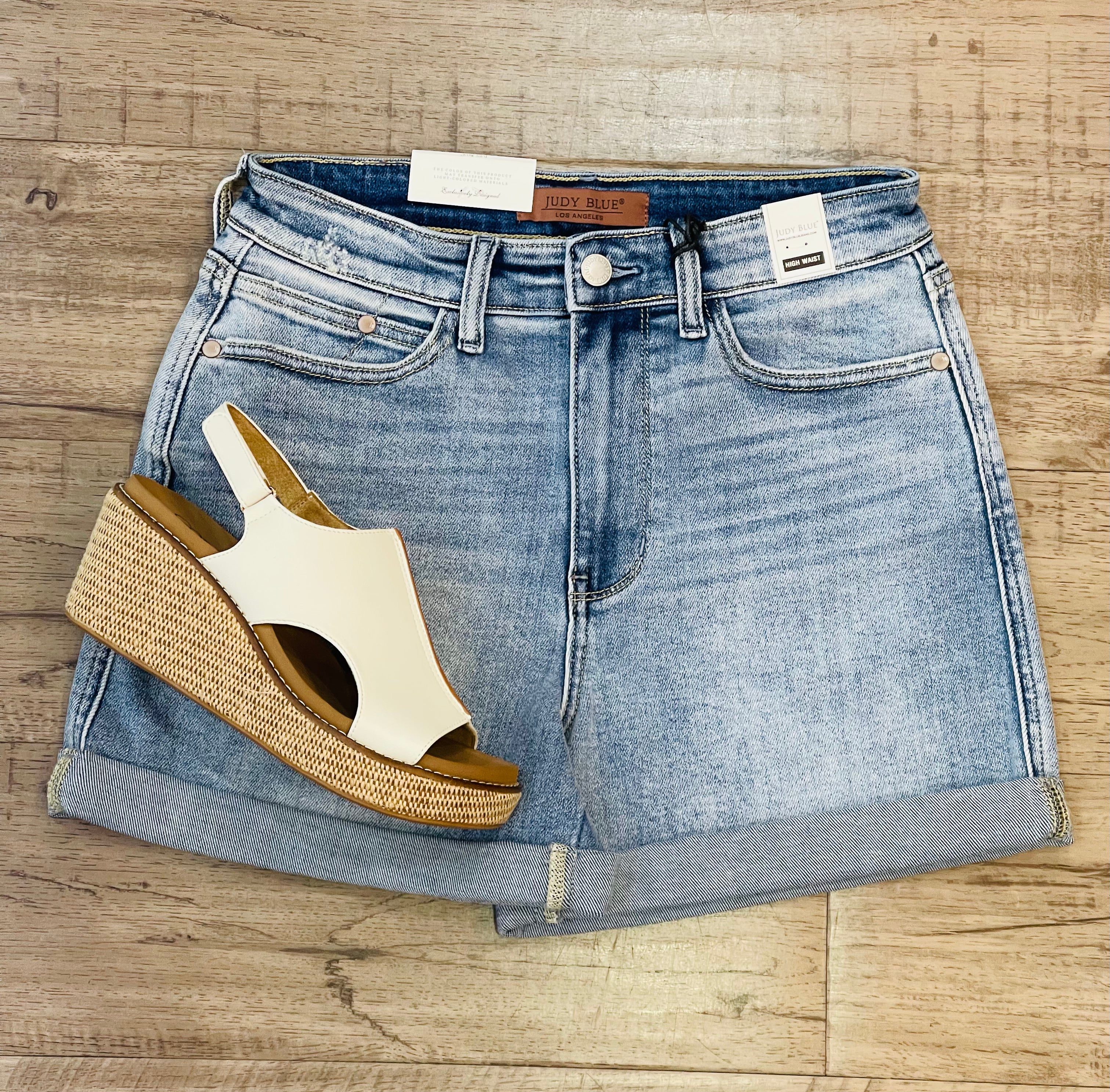 Highwaist Slim Short by Judy Blue