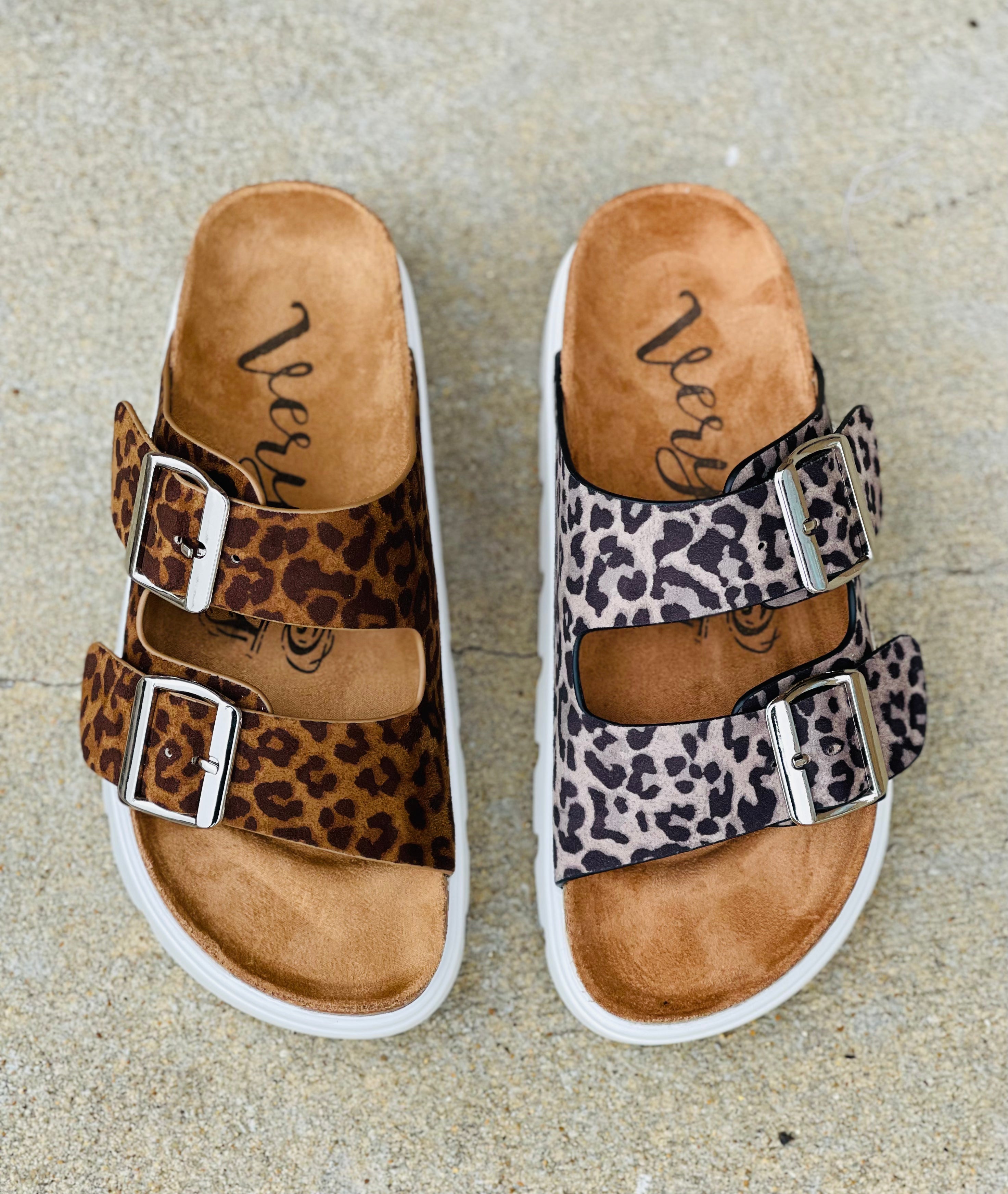 Jazmin Leopard Sandal by Very G