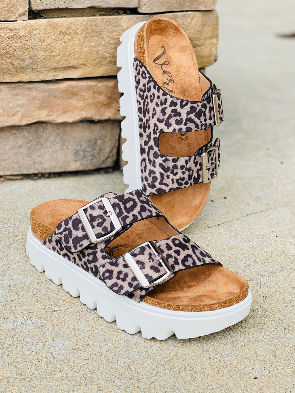 Jazmin Leopard Sandal by Very G