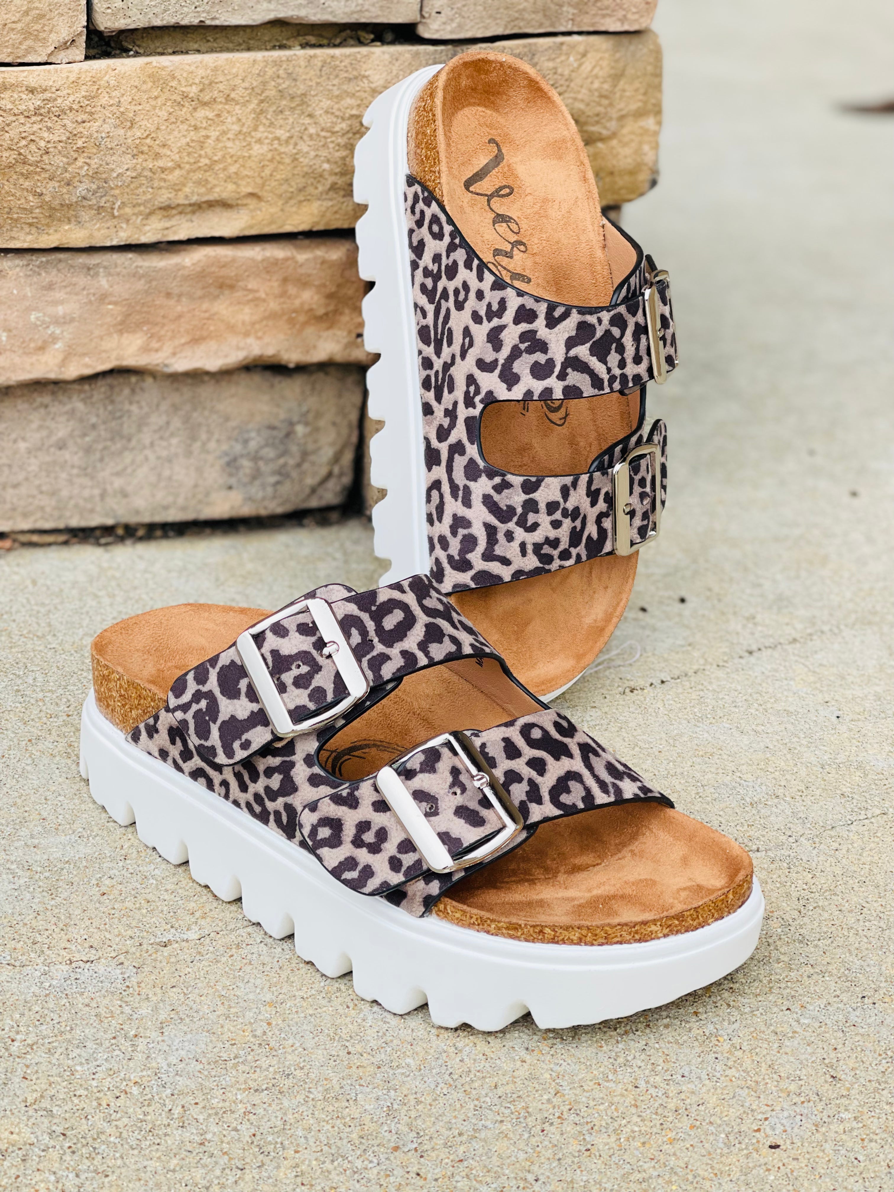 Jazmin Leopard Sandal by Very G