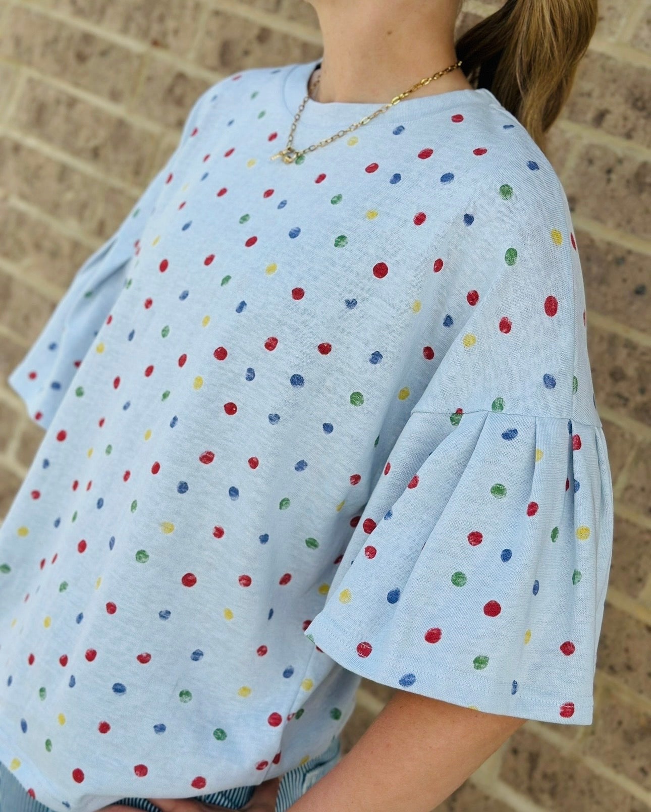Celebration Polka Dot Top