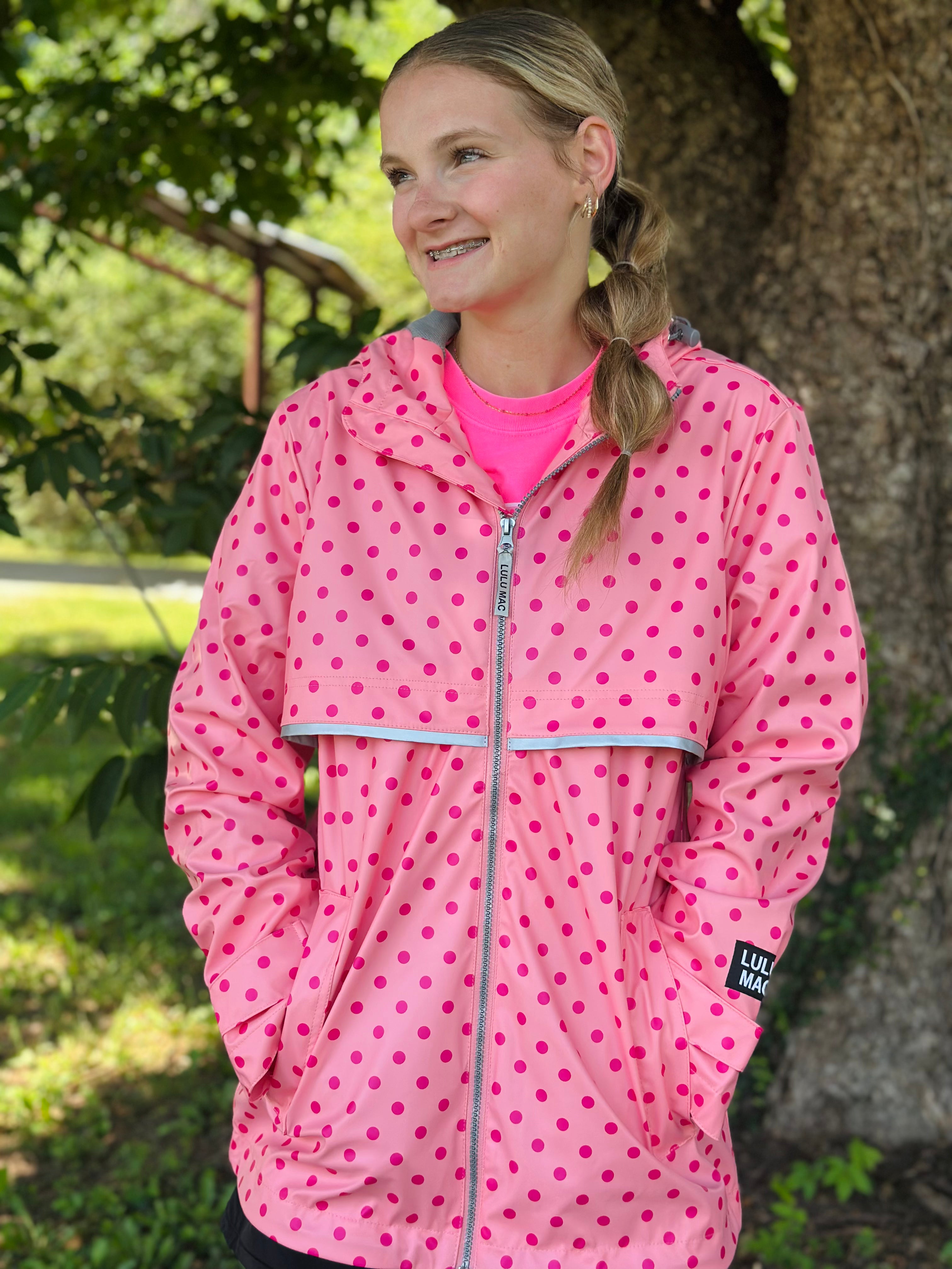 Lulu Mac Polka Dot Raincoat
