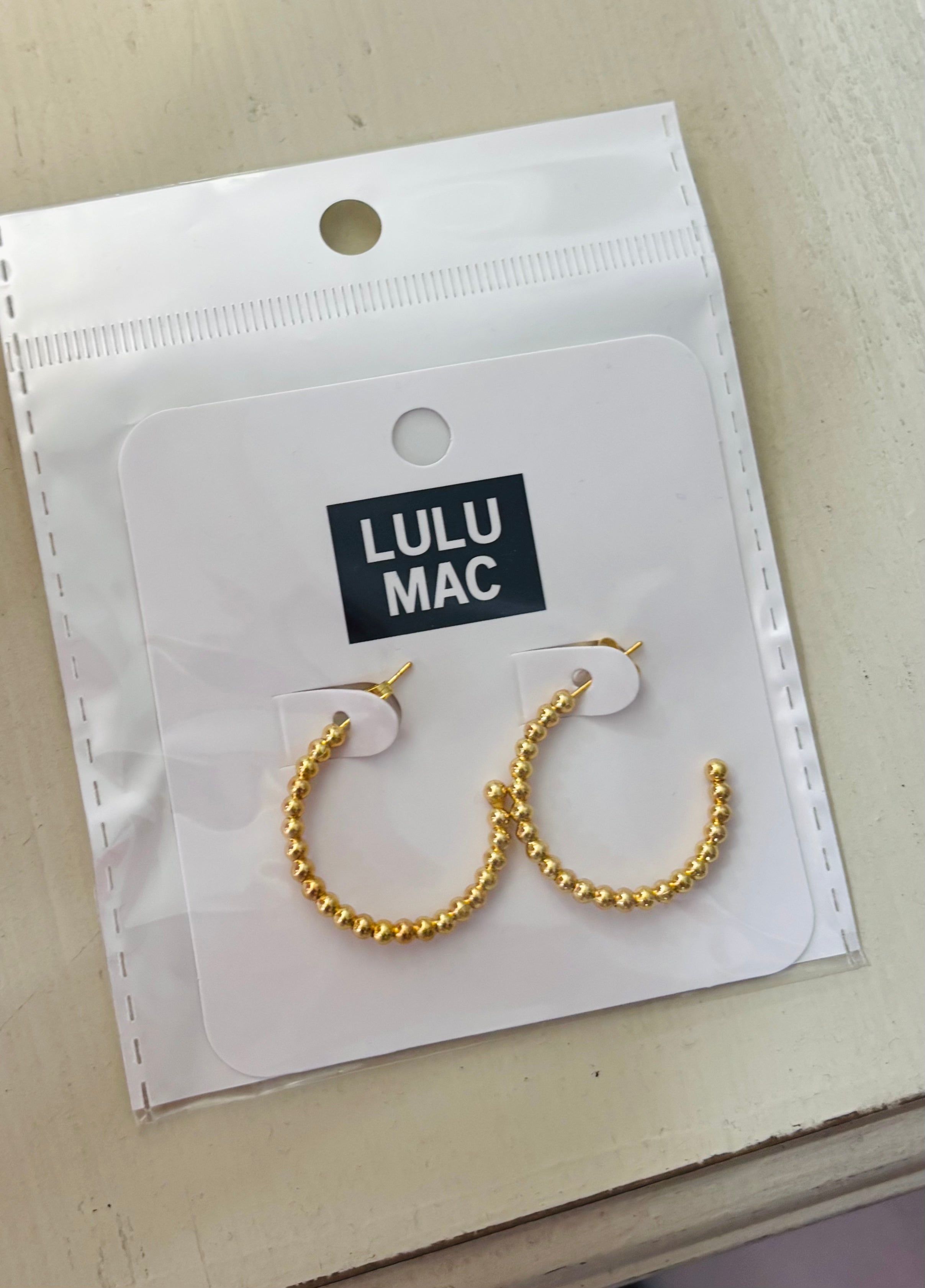 LuluMac Gold Hoop Earrings