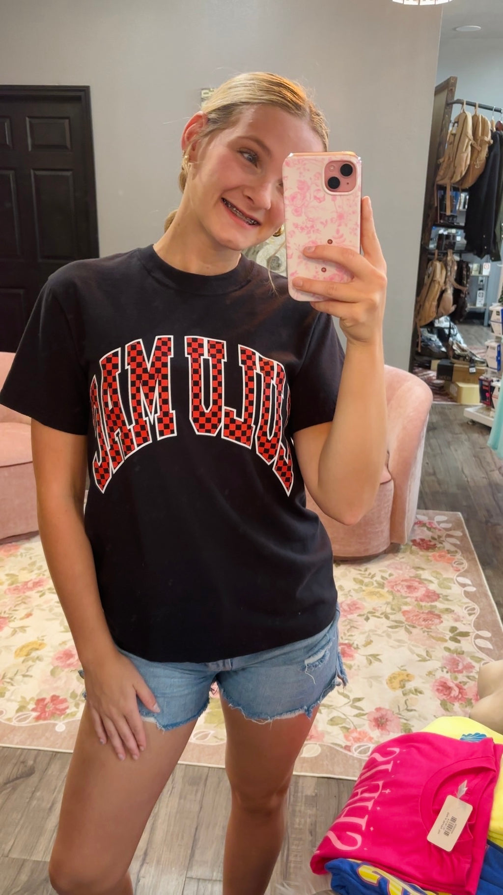 LuluMac Red/Black Team Tee