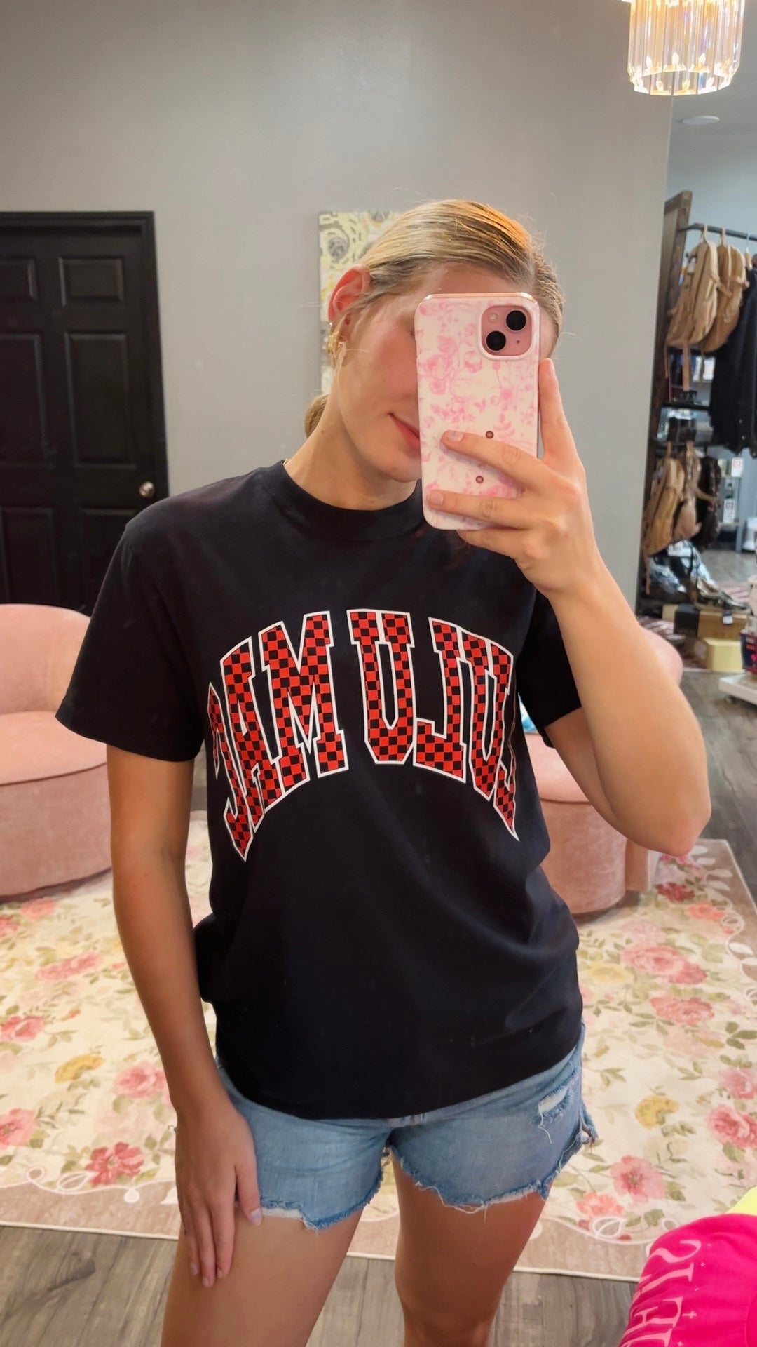 LuluMac Red/Black Team Tee