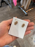 Ellie Earring Rose Gold Drusy