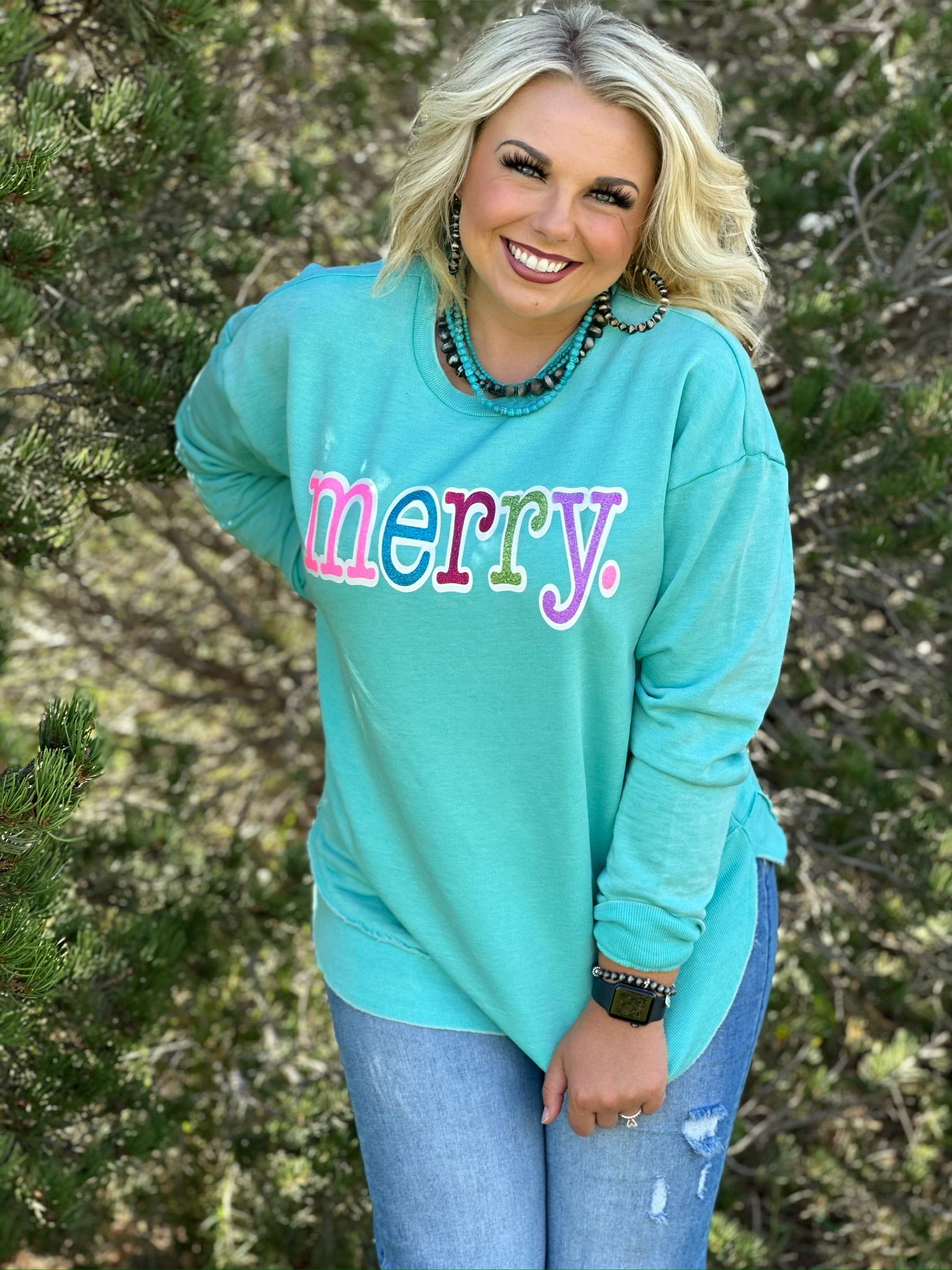 Oh So Merry Pullover by Texas True