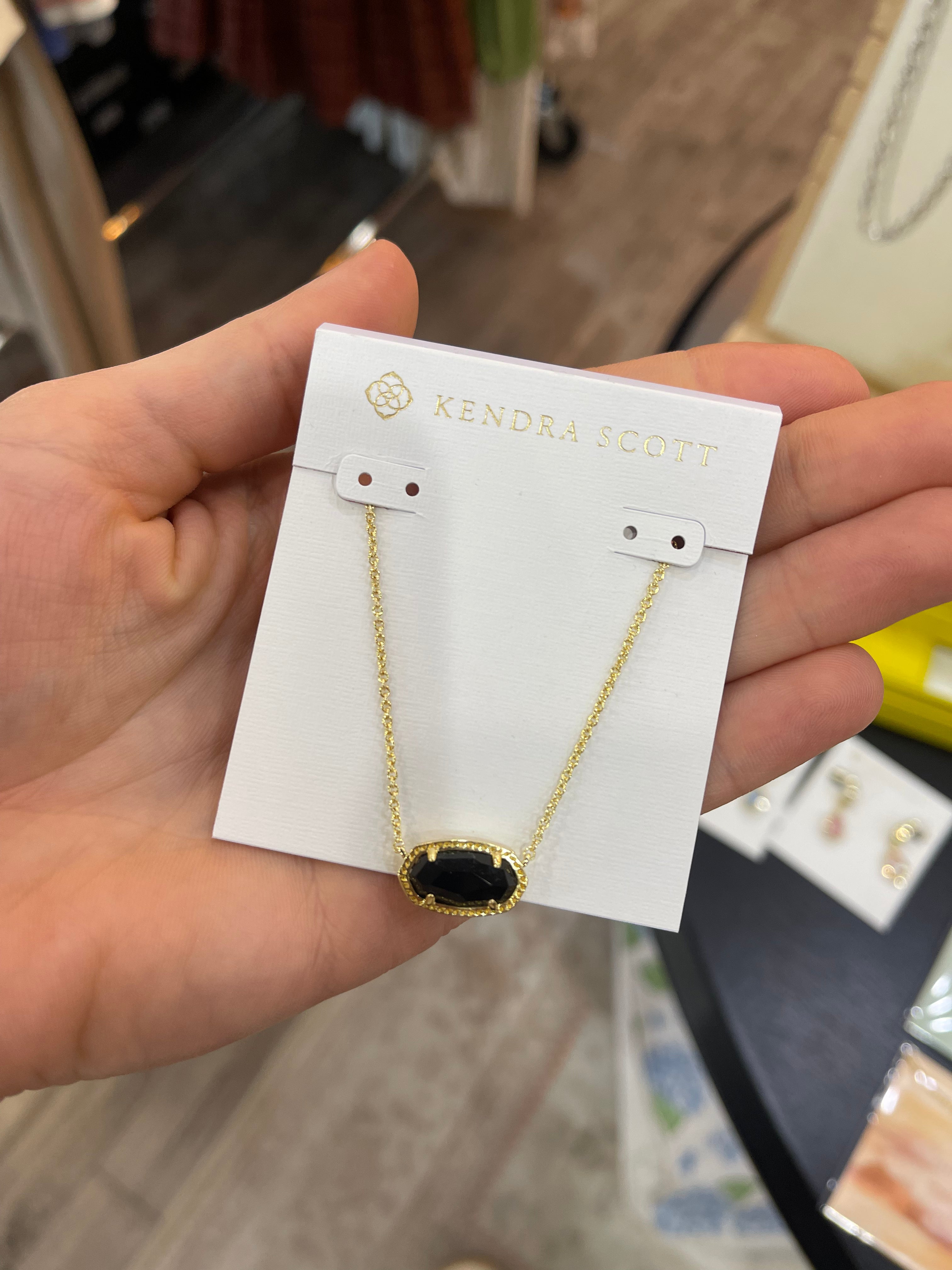 ELISA NECKLACE GOLD BLACK 4217711235