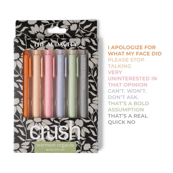 Crush Warmest Regards Pen Set