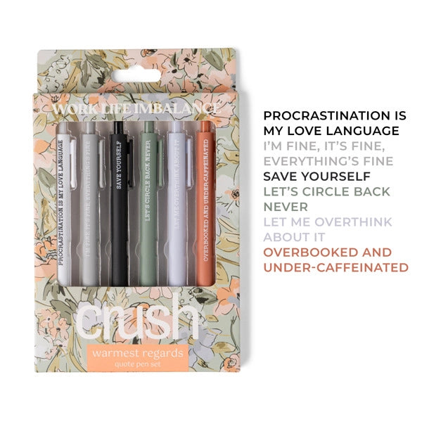Crush Warmest Regards Pen Set