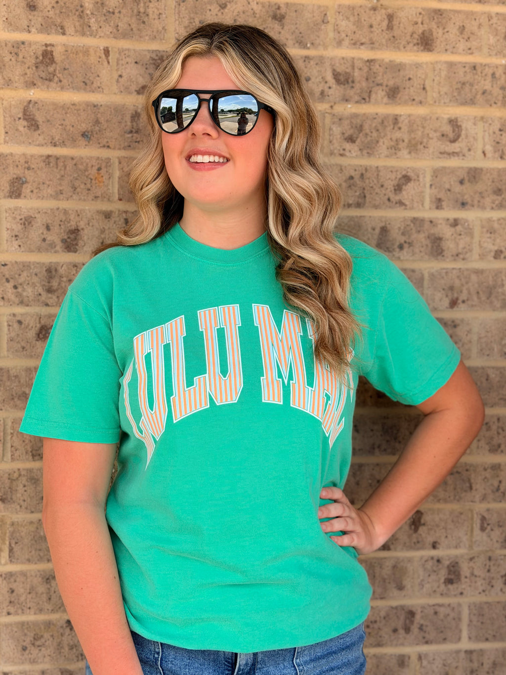 LULU MAC STRIPED Tee