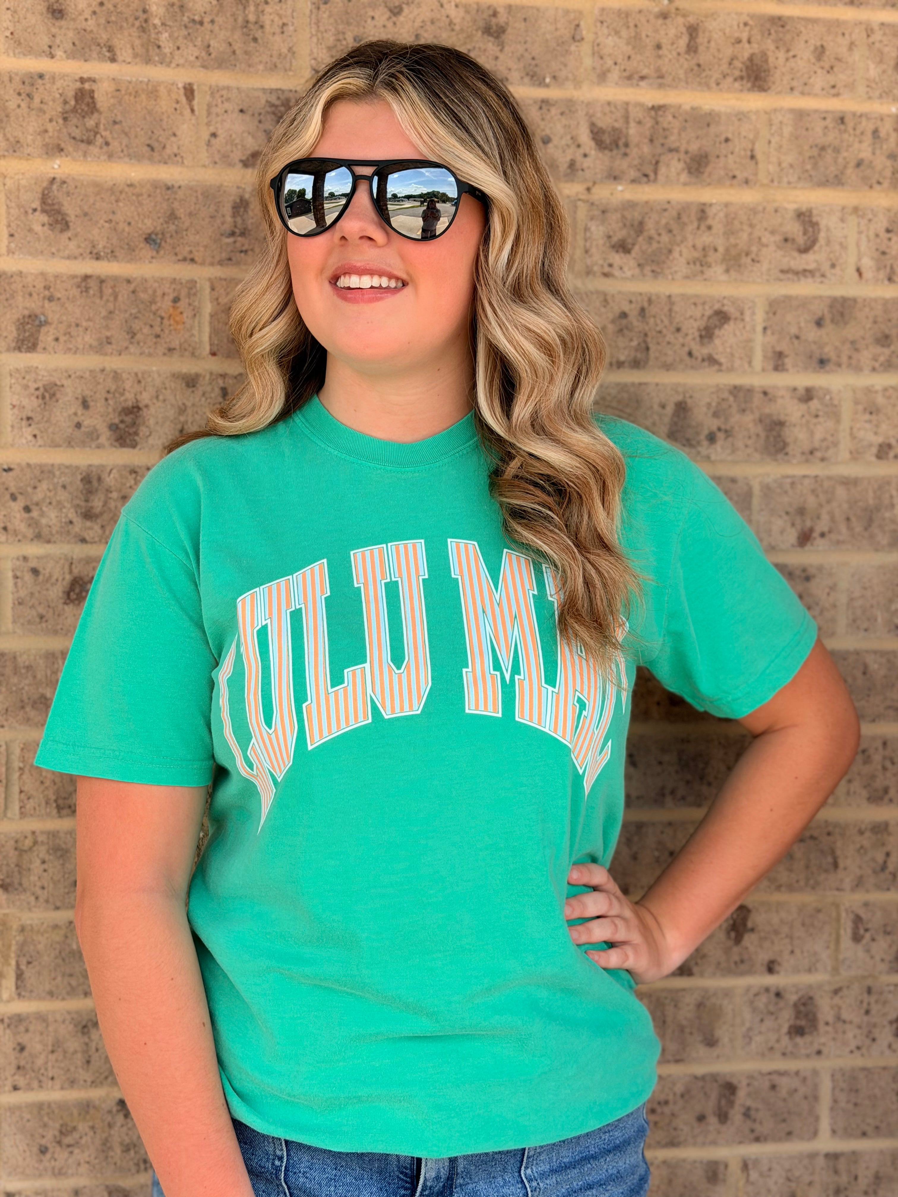 LULU MAC STRIPED Tee