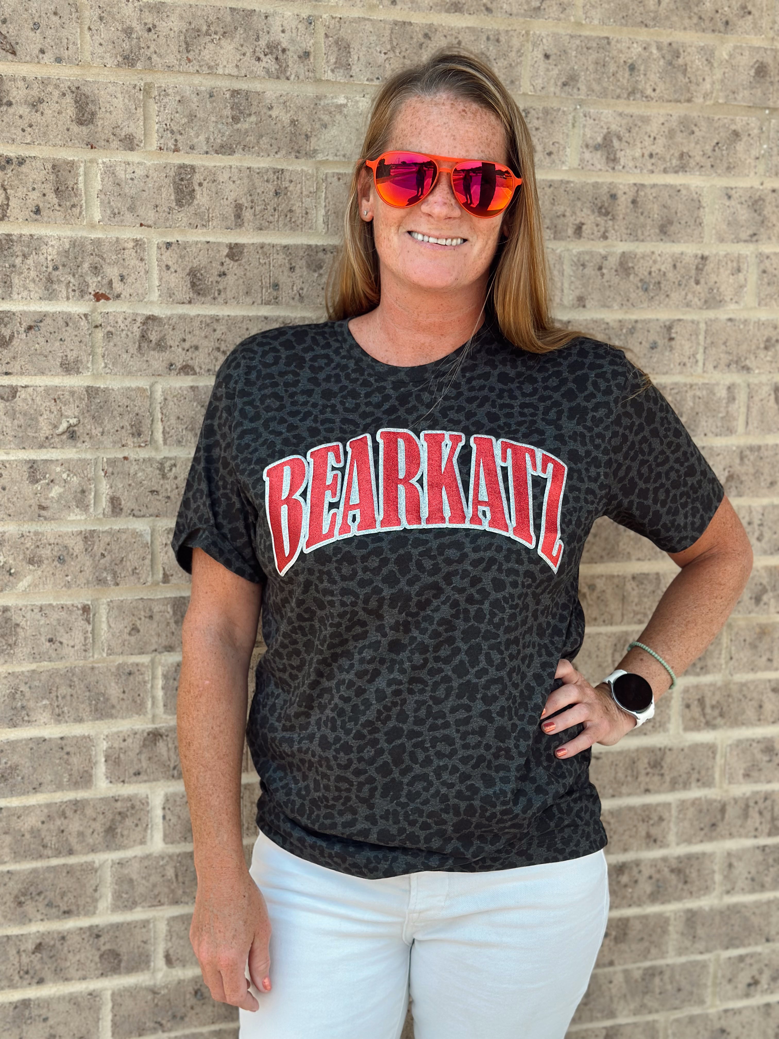Bearkatz Glitter Mascot Tee