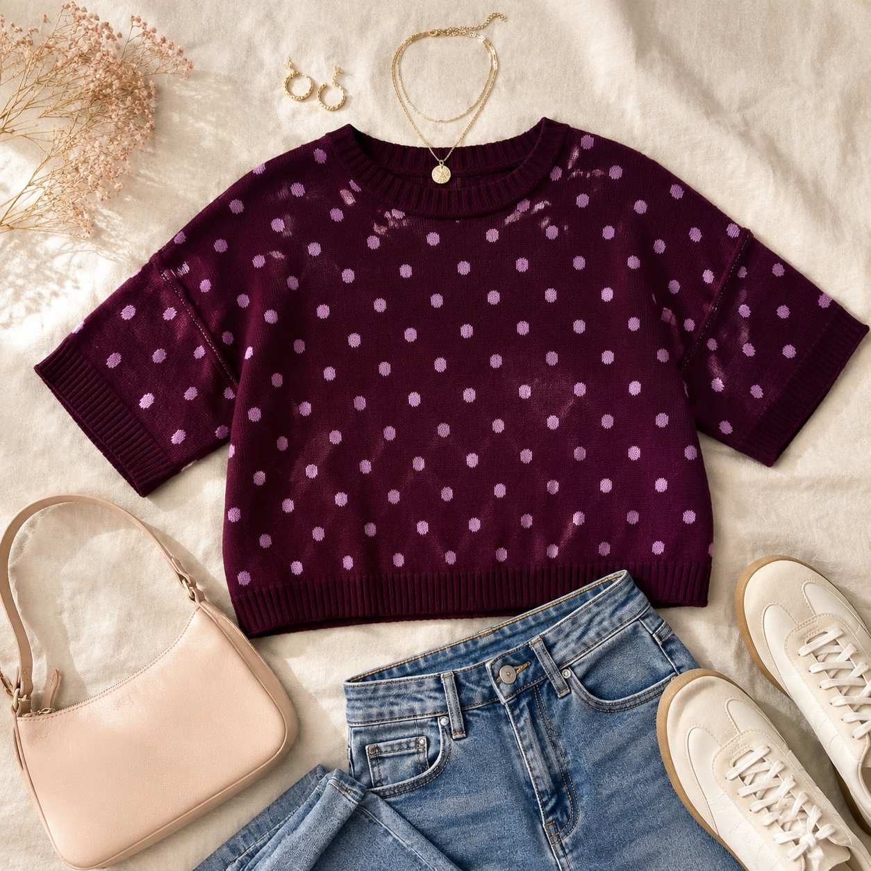 Jessica Polka Dot Top