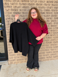 Basically Yours Mock Neck Sweater Top