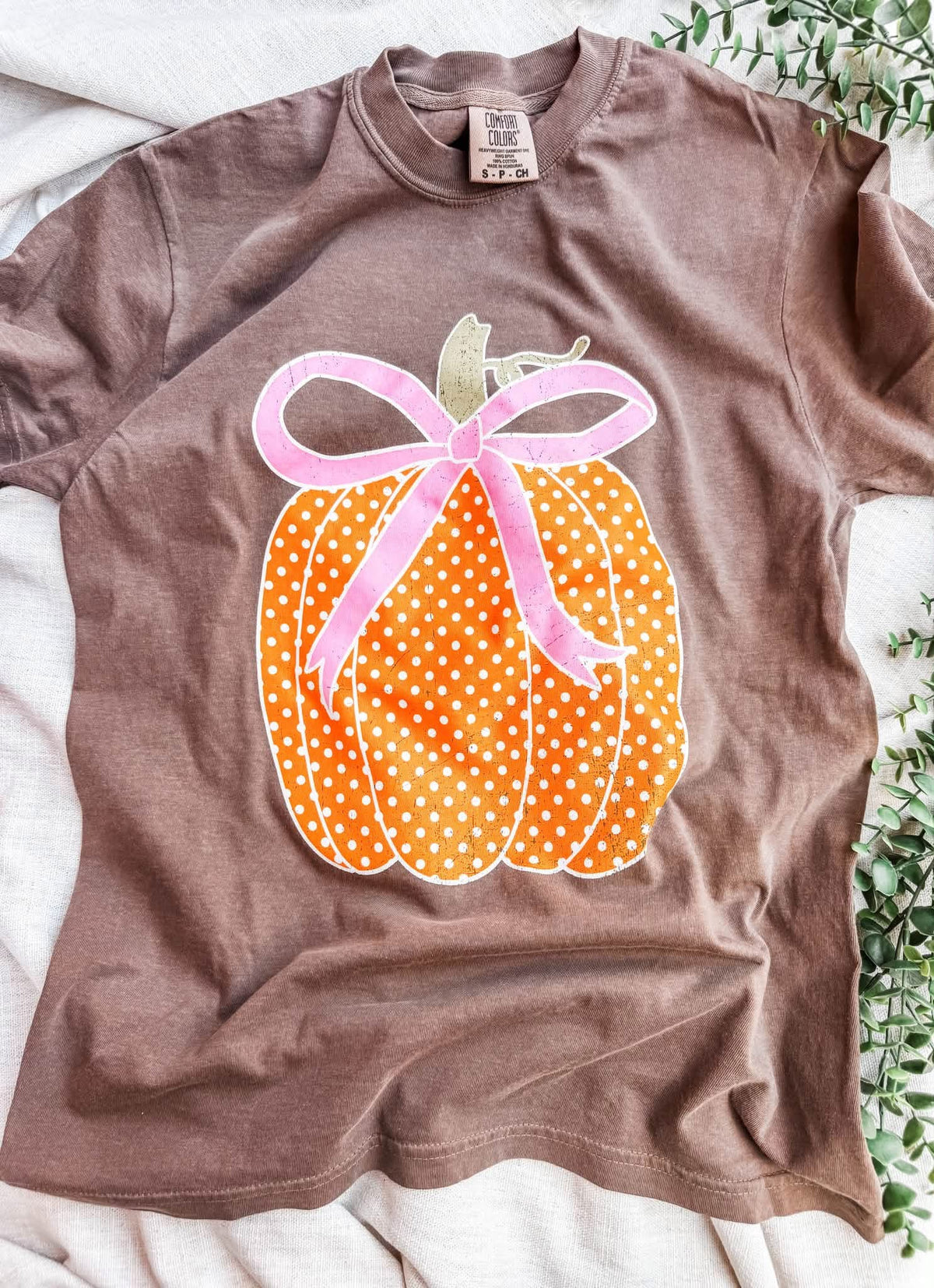 Pumpkin Bow Tee