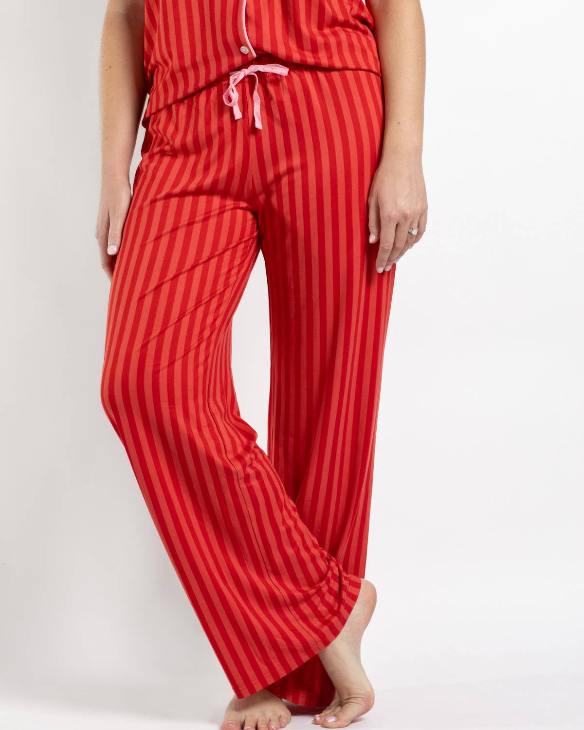 Carissa Stripe Sleep Pants   Red/Pink   -Asst.