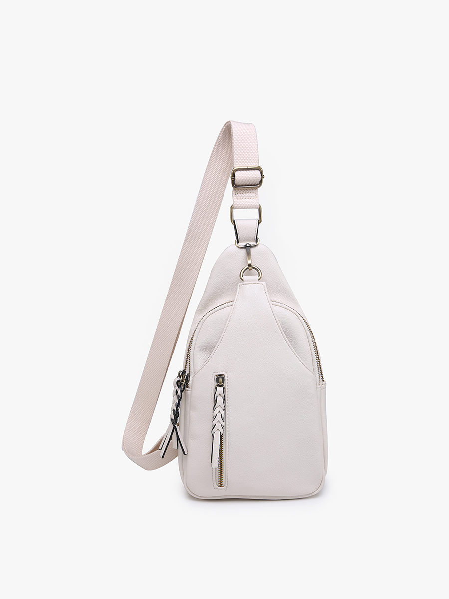 Nikki Dual Compartment Crossbody Sling Bag | M2342