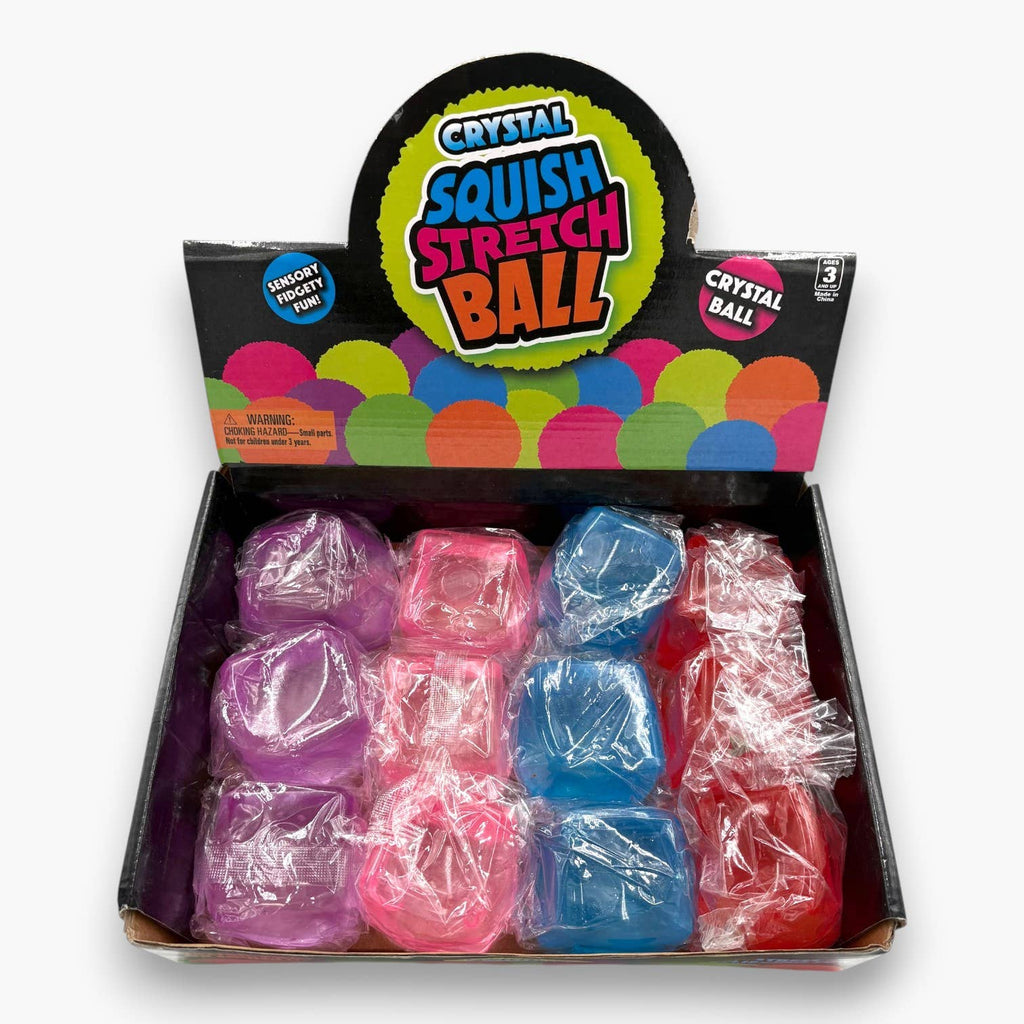 Crystal Squish Stretch Ball Pastel 12CT