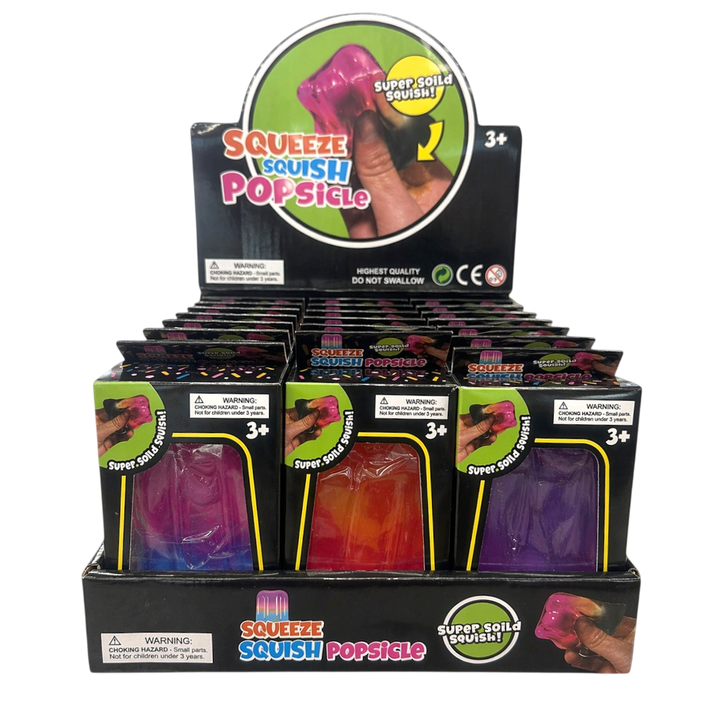 Popsicle Squishy Toy 24ct PDQ
