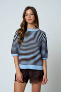 Laramie Striped Crew Neck