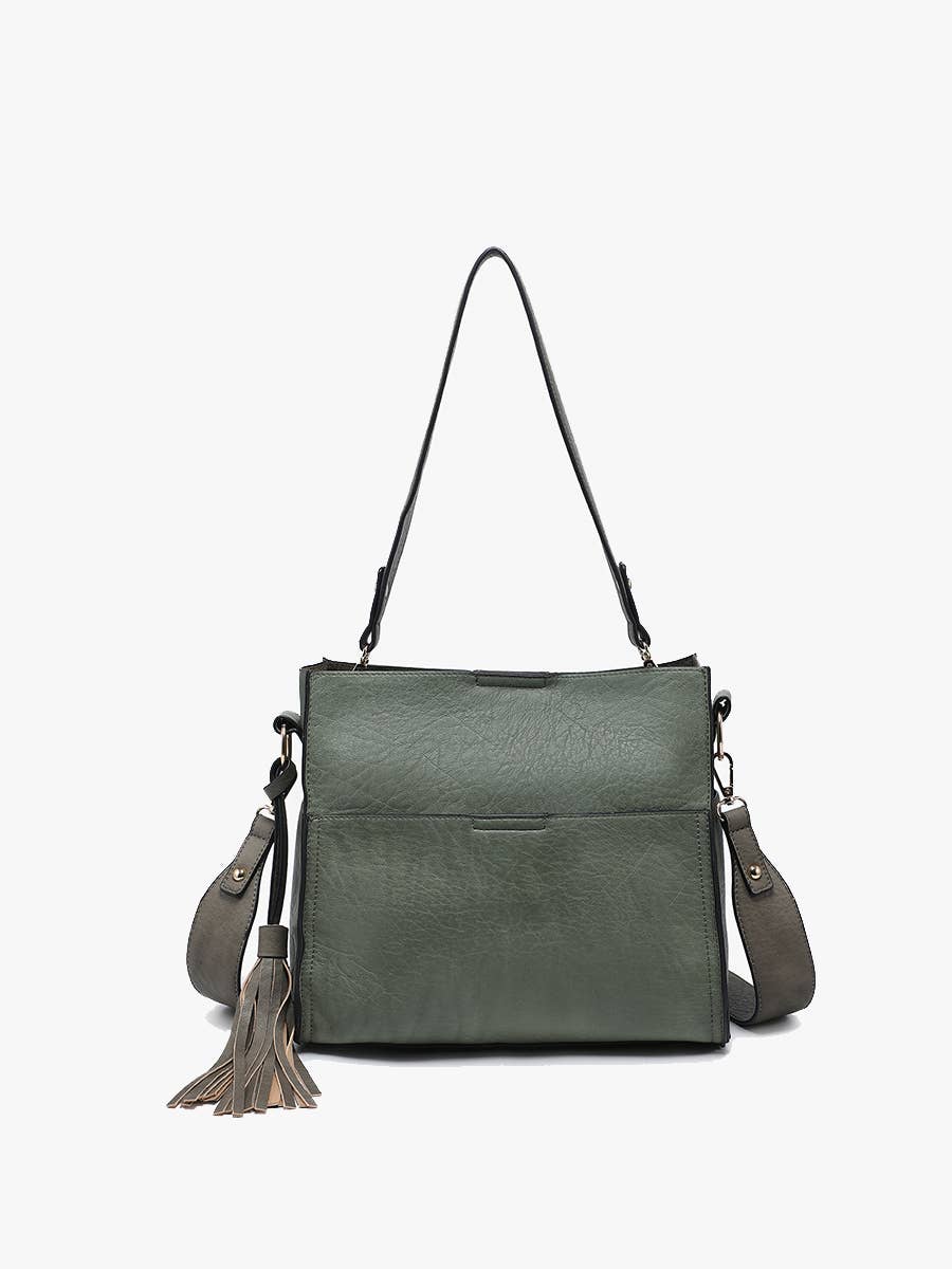 M1867 Lyla 2-in-1 Bucket Bag w/ Guitar Strap
