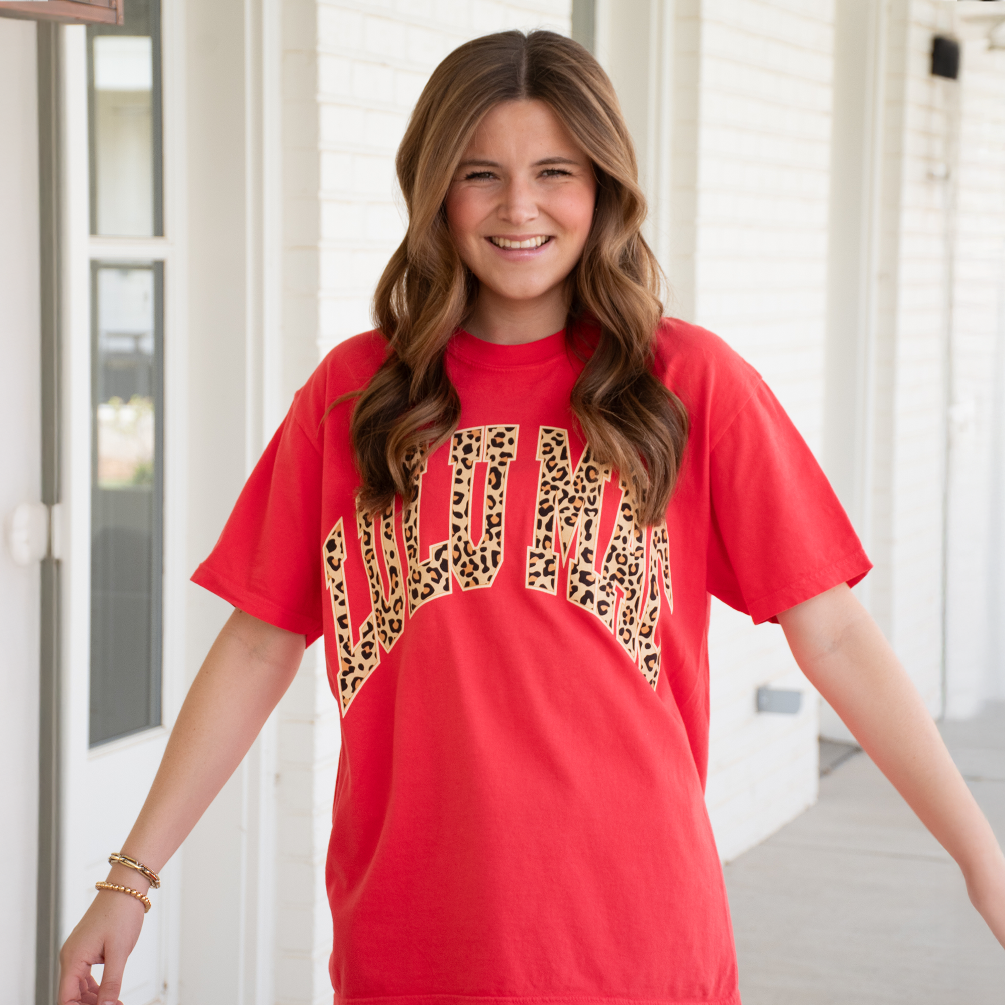 Lulumac Leopard Paprika Tee