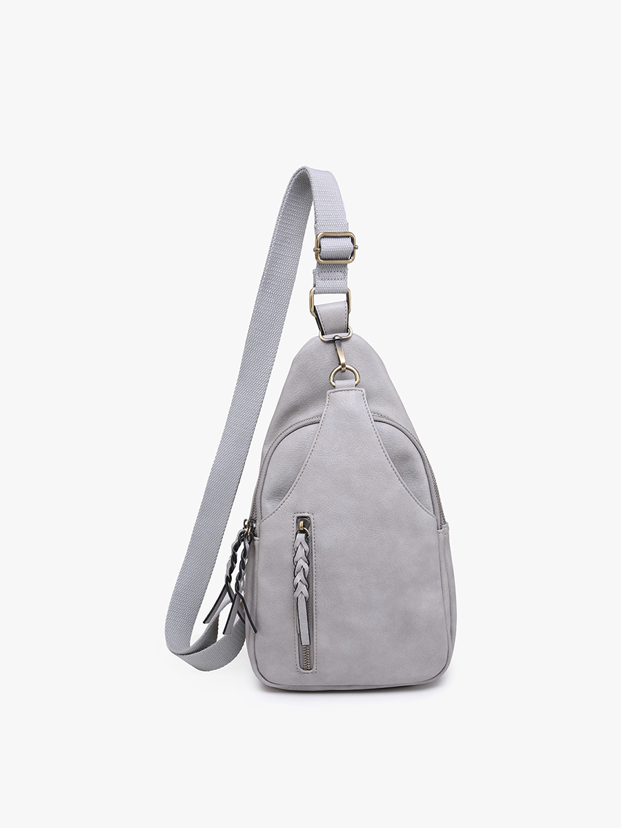 Nikki Dual Compartment Crossbody Sling Bag | M2342