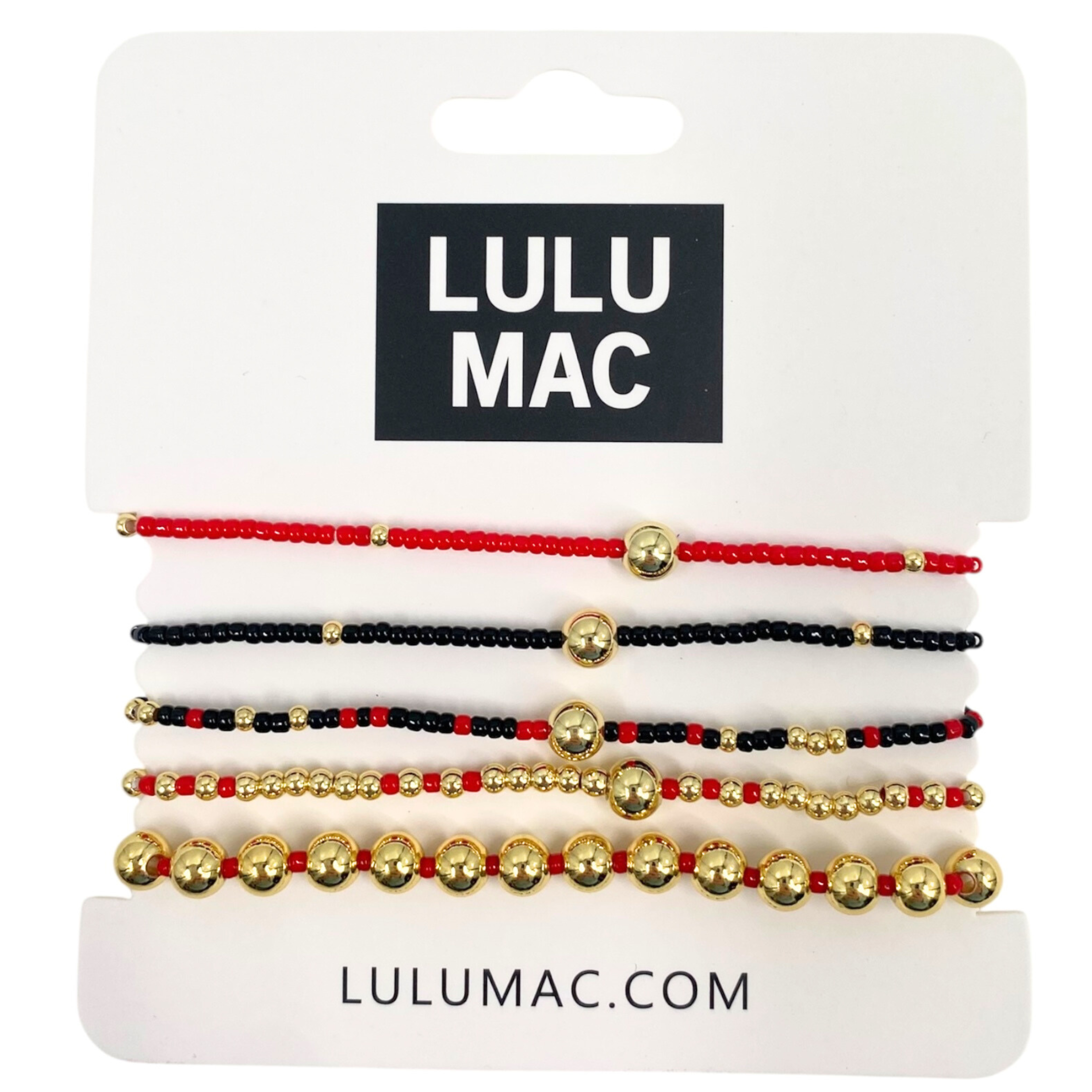 LuluMac Red and Black Set