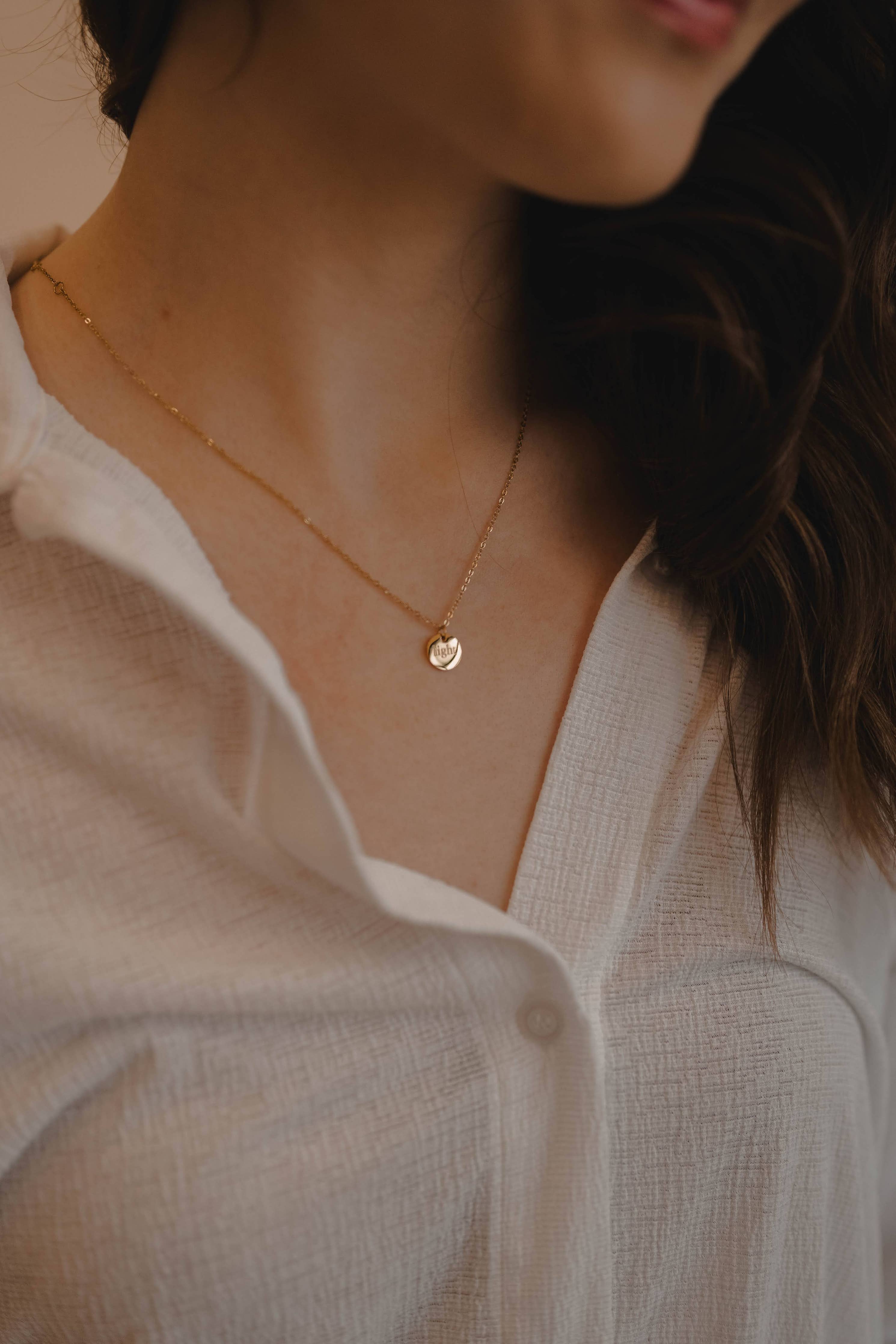 Light Disc Necklace | Christian Jewelry