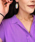 Elle Earring Yellow Watercolor